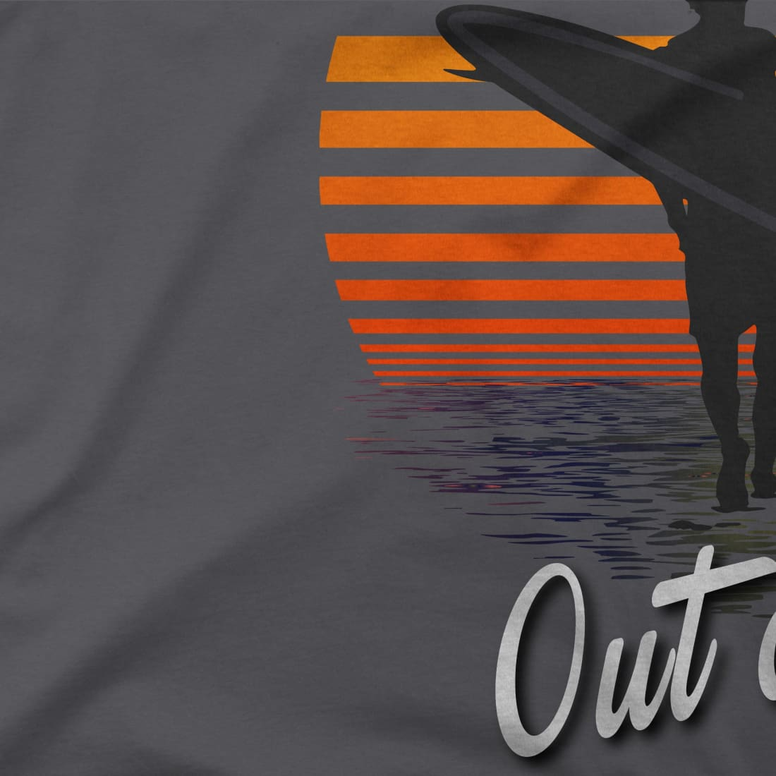 Out Of Water, I am nothing, Surfing Quote T-Shirt