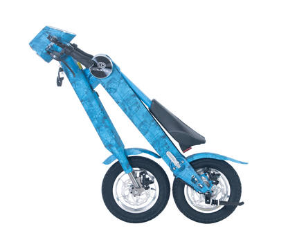 The Limited Edition Cruzaa Electric Scooter - 45km Range & 35kmh Top Speed Cruzaa Built in Bluetooth & Speakers +USB - Denim Blue