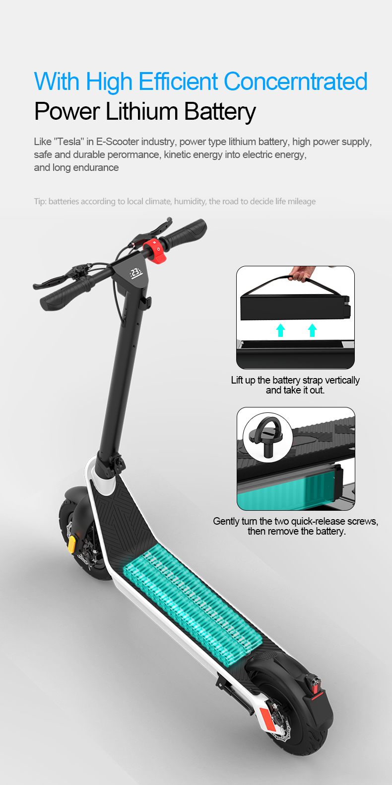 The Commuta Pro Max Electric Foldable Scooter - 75km Range and 40kmh Max Speed.  - ships from UK