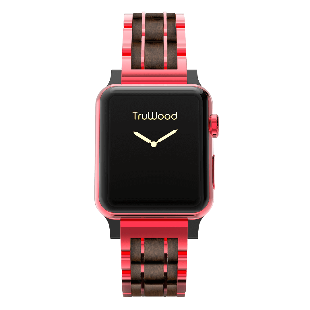 Classic Band - Red / Black Sandalwood