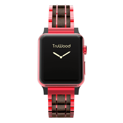 Classic Band - Red / Black Sandalwood