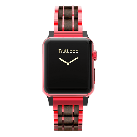 Classic Band - Red / Black Sandalwood