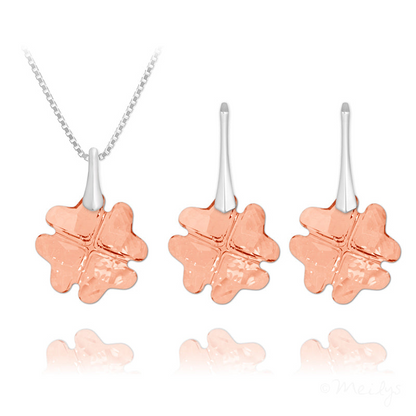 Clover Leaf Silver Jewellery Set