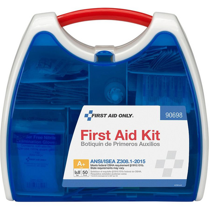 First Aid Only 50-Person ReadyCare First Aid Kit - ANSI Compliant - 260 x Piece(s) For 50 x Individual(s) Height - Plastic Case - 1 Each