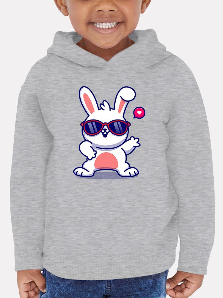 Cool Bunny W Sunglasses Hoodie -Image by Shutterstock