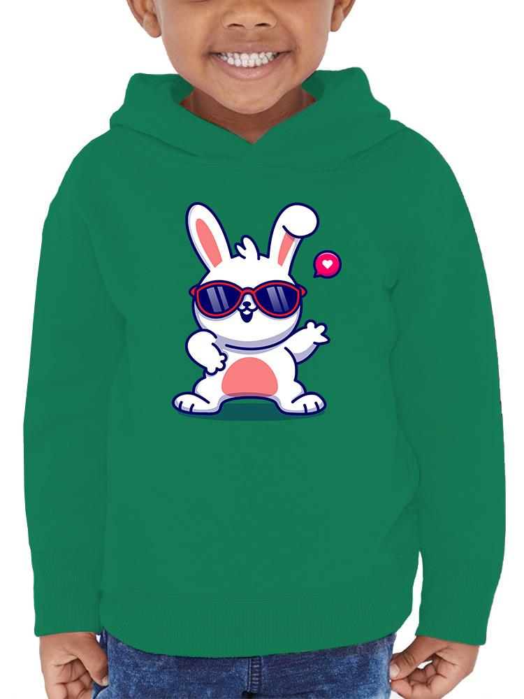 Cool Bunny W Sunglasses Hoodie -Image by Shutterstock