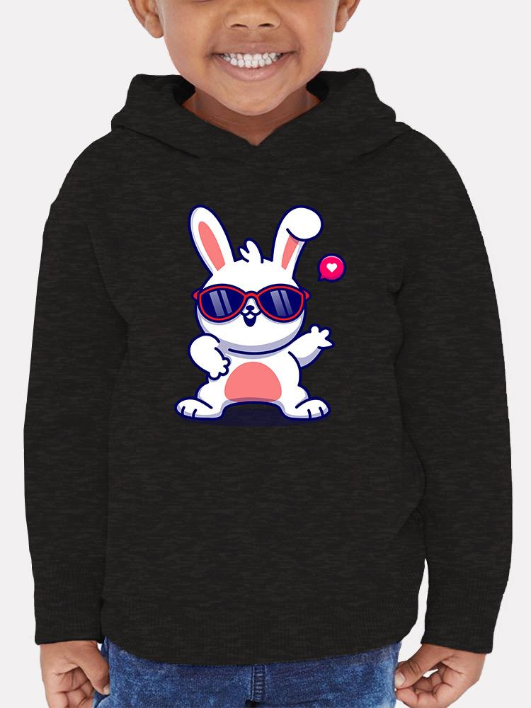 Cool Bunny W Sunglasses Hoodie -Image by Shutterstock