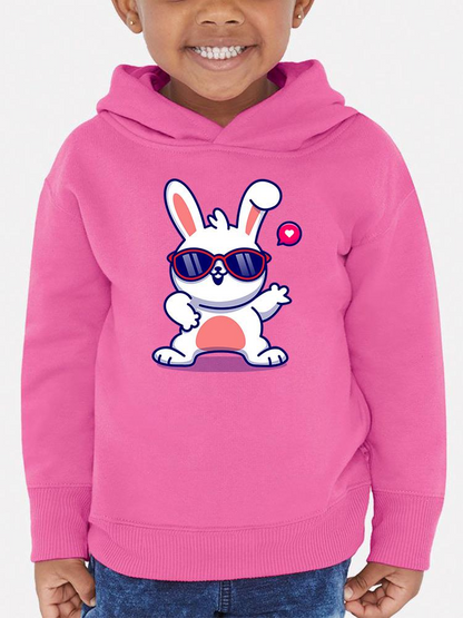 Cool Bunny W Sunglasses Hoodie -Image by Shutterstock