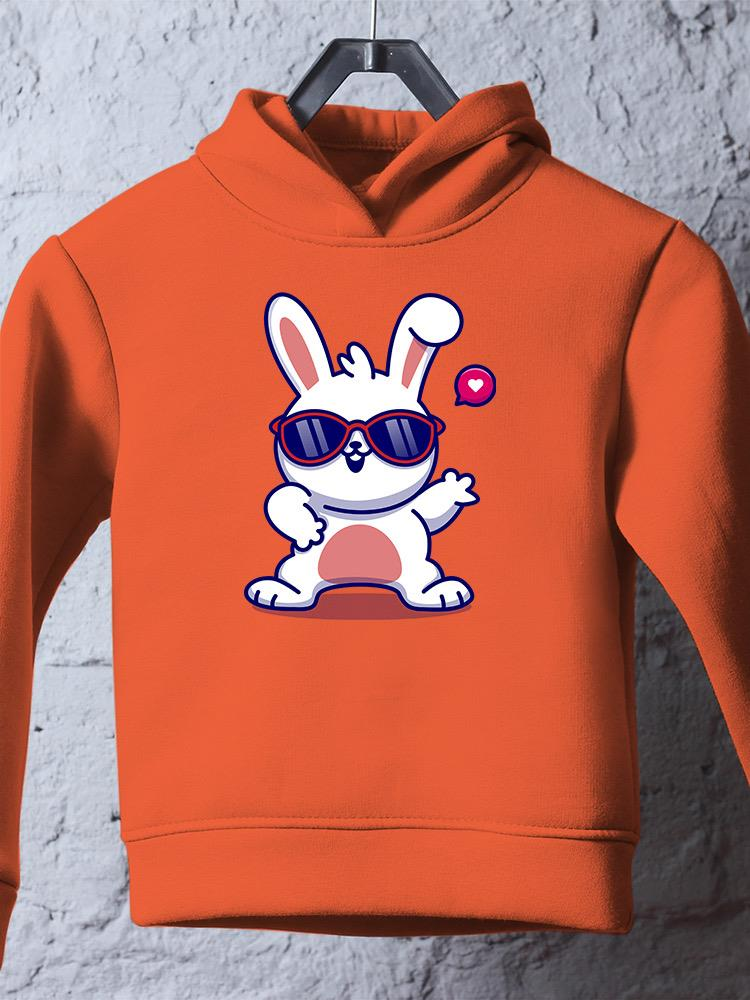 Cool Bunny W Sunglasses Hoodie -Image by Shutterstock