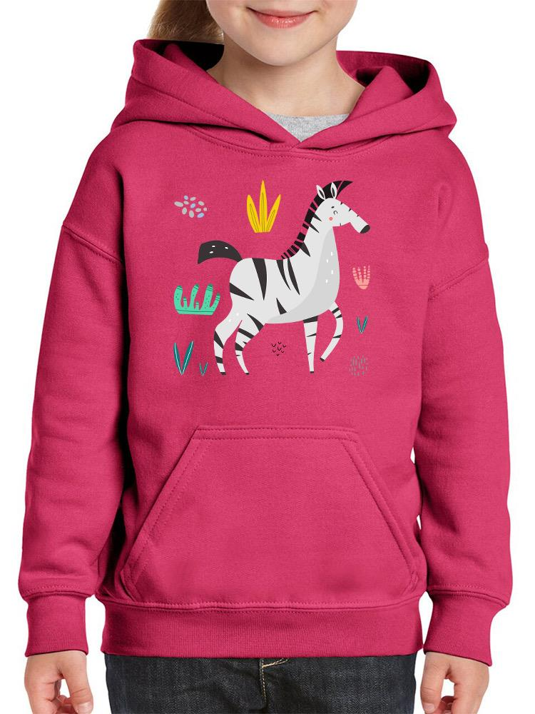 Zebra Doodle Safari Hoodie -Image by Shutterstock