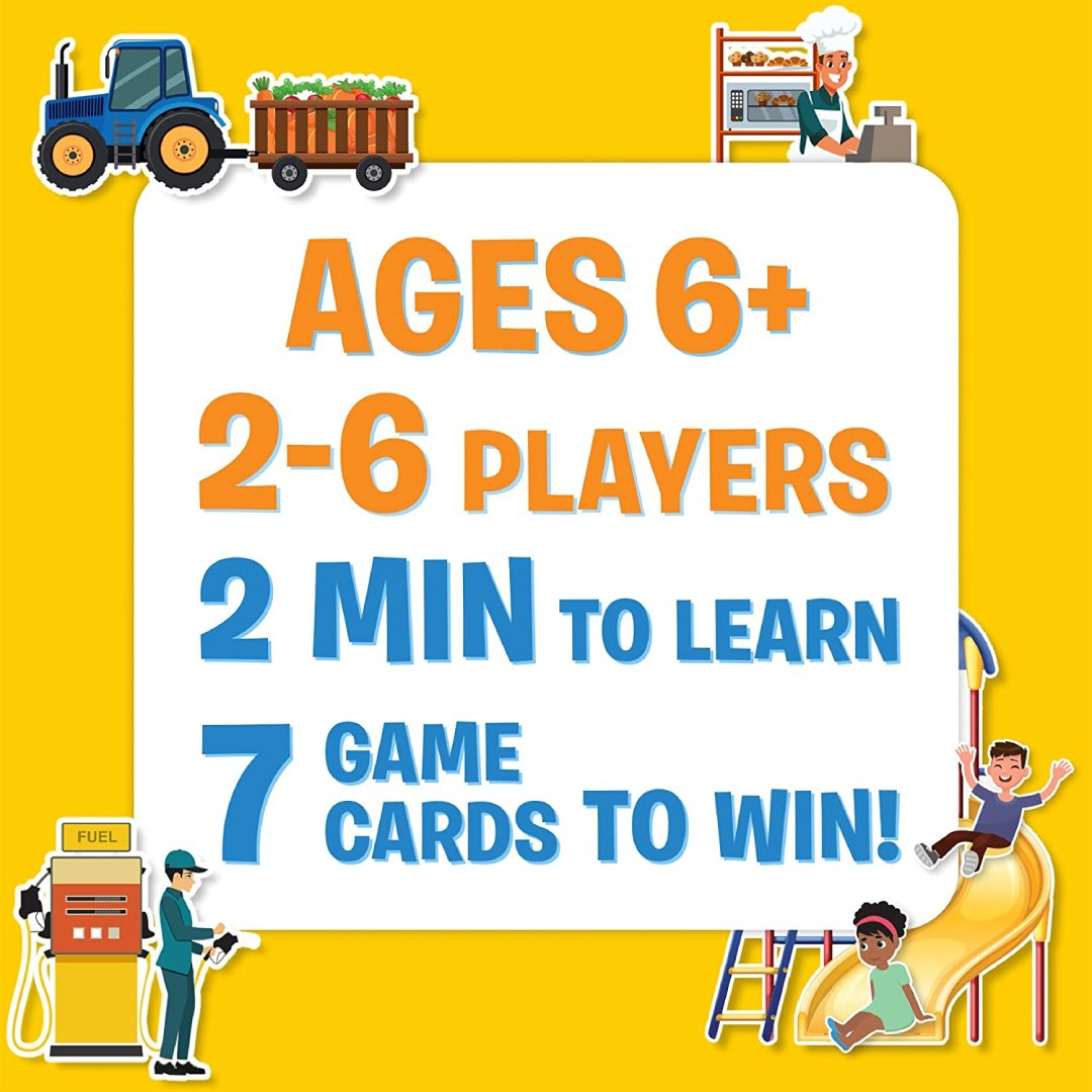 Skillmatics Card Game: Guess in 10 All Around The Town | Gift for 6+ Years | Quick Game of Smart Questions | For Outdoors, Travel & Family Game Night