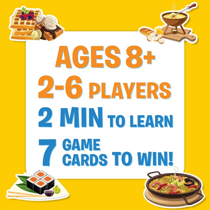 Skillmatics Card Game: Guess in 10 Foods Around The World, Gifts for 8+ Years, Game of Smart Questions, Fun for Outdoors, Travel & Family Game Night