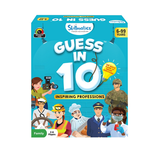 Skillmatics Card Game: Guess in 10 Inspiring Professions, Gifts for 6 Year Old and Up, Game of Smart Questions, Outdoors, Travel & Family Game Night