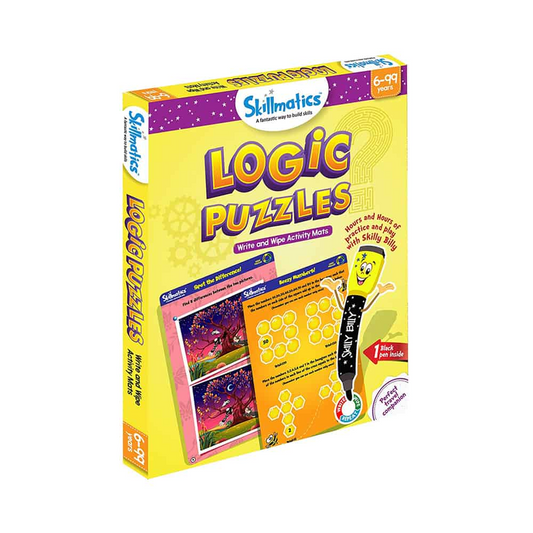 Logic Puzzle - Fantastic Way To Build Logic And Problem-Solving Skills - Write and Wipe Activity Game For Kids