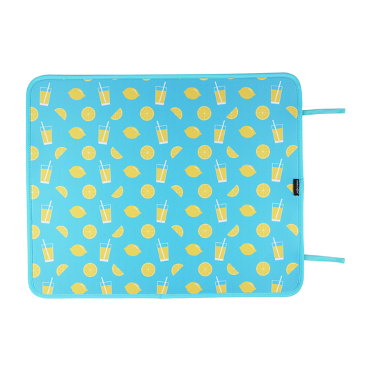 Neoprene Poolside Seating Mat, Protect Your Swimsuit & Skin (Lemonade)