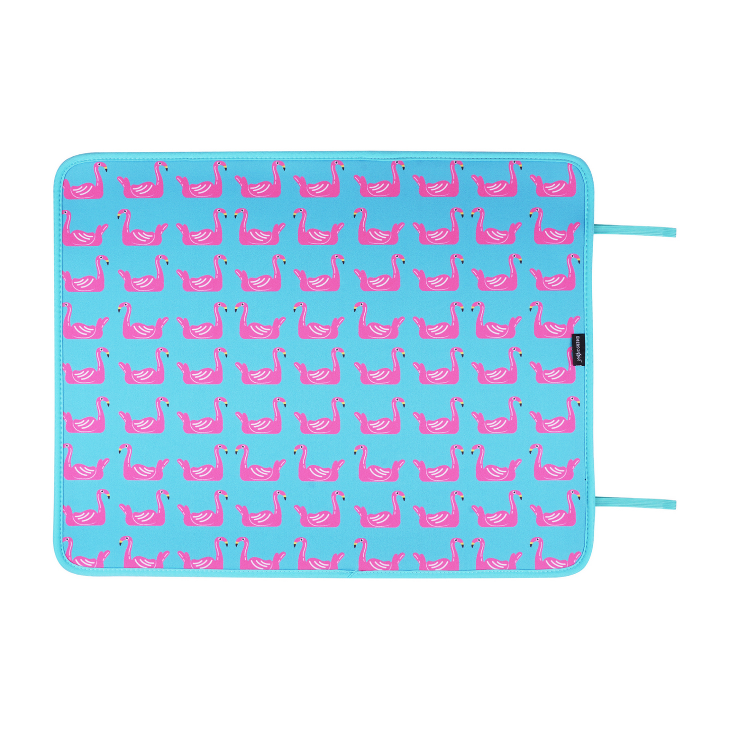 Neoprene Poolside Seating Mat, Protect Your Swimsuit & Skin (Flamingo Floats)