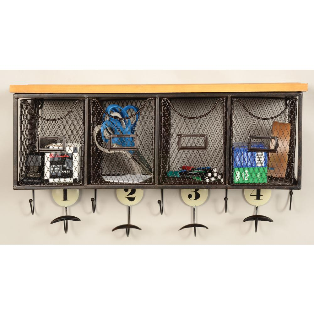 Four Basket Wall Organizer