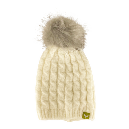 Kids Fleece Lined Snow Bunny Beanie