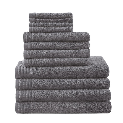 100% Cotton 12pcs Bath Towel Set,5DS73-0217