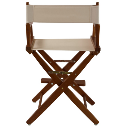 American Trails Extra-Wide Premium 24"  Directors Chair Mission Oak Frame W/Natural Color Cover
