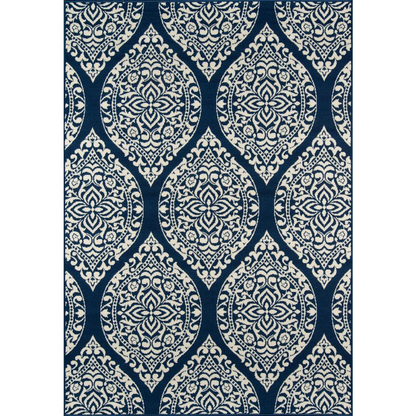 Baja Area Rug, Navy, 3'11" X 5'7"