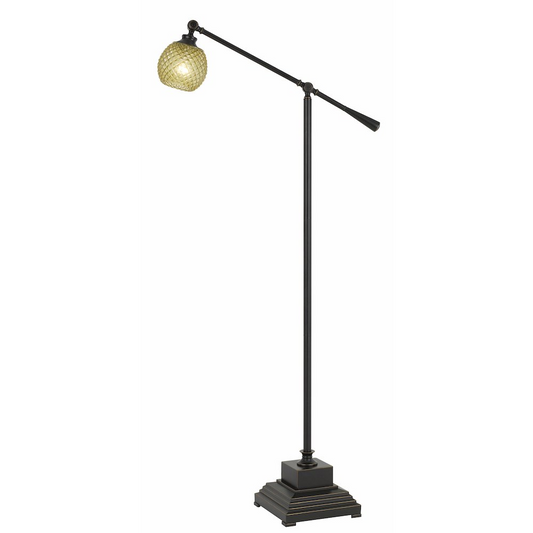 62" Height Balance Arm Metal Floor Lamp in Dark Bronze Finish