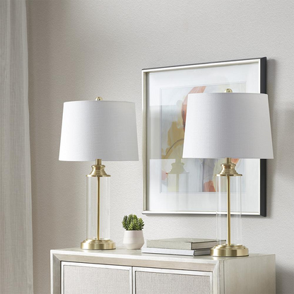 Clarity  Table Lamp - 2Pc Set, Gold