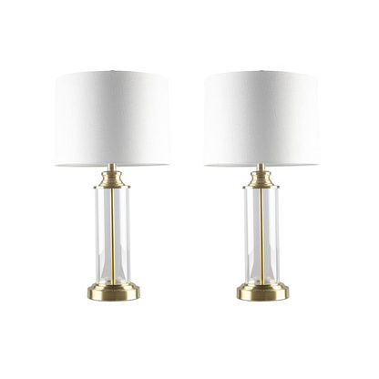 Clarity  Table Lamp - 2Pc Set, Gold