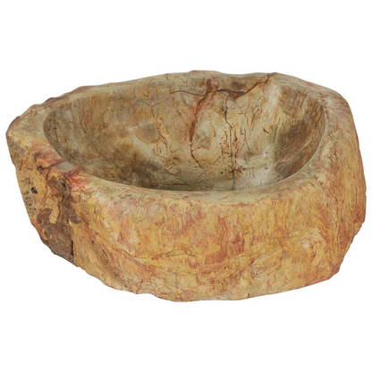 vidaXL Sink 17.7"x13.8"x5.9" Fossil Stone Cream