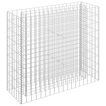 vidaXL Gabion Raised Bed Galvanized Steel 35.4"x11.8"x35.4"