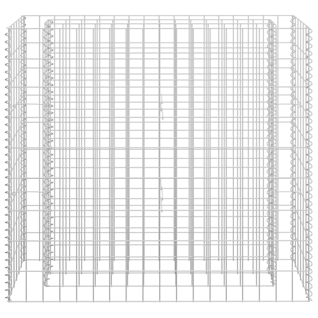 vidaXL Gabion Raised Bed Galvanized Steel 35.4"x11.8"x35.4"