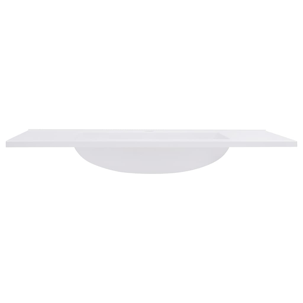 vidaXL Built-in Wash Basin 31.5"x18.1"x5.1" SMC White