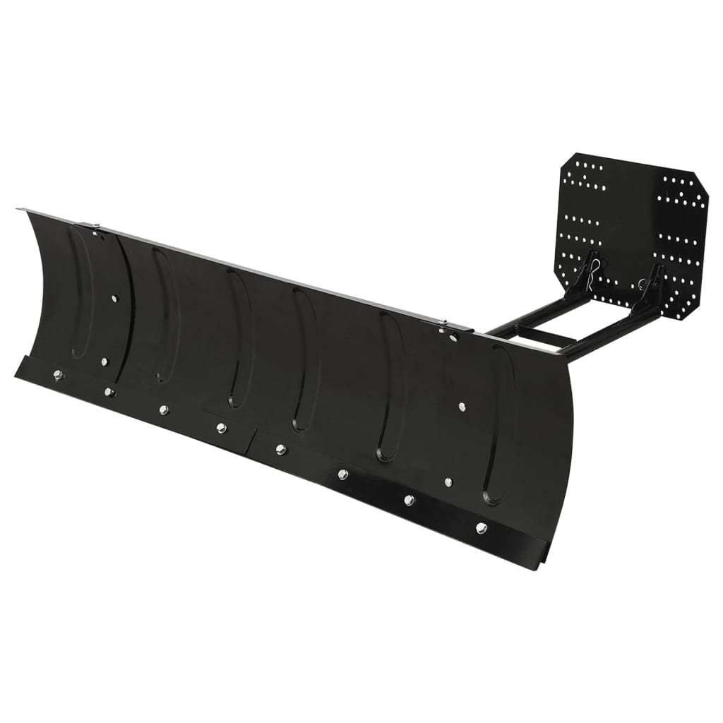 vidaXL Snow Plough for ATV 59.1"x15" Black