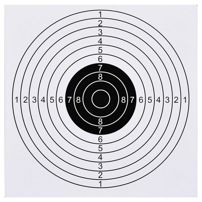 vidaXL 100 pcs Shooting Paper Targets 5.9"x5.9"