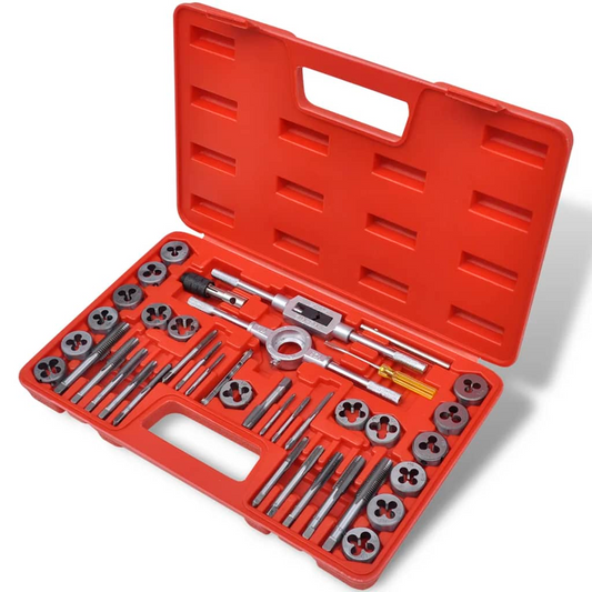 vidaXL 40 pcs Tap and Die Set