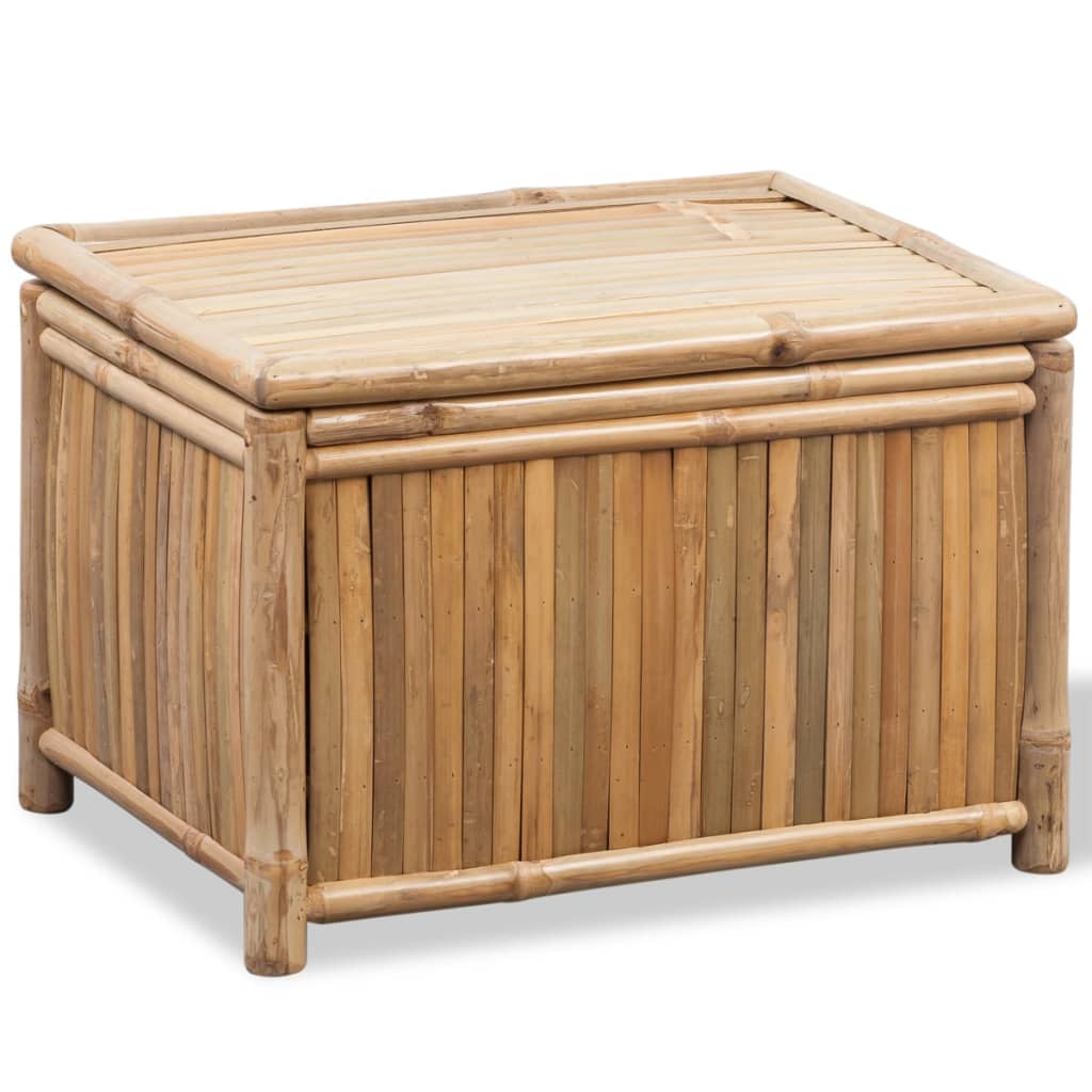 vidaXL Storage Boxes 3 Pieces Bamboo