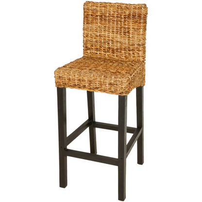 vidaXL Bar Stools 2 pcs Abaca