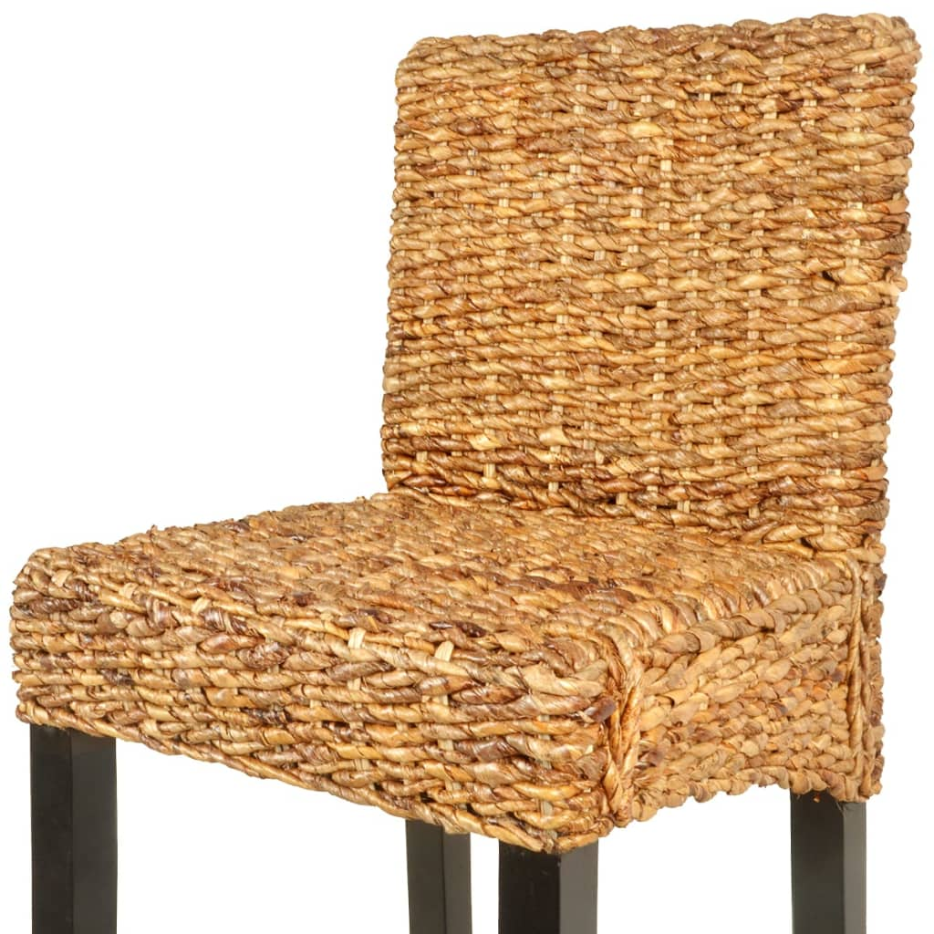 vidaXL Bar Stools 2 pcs Abaca