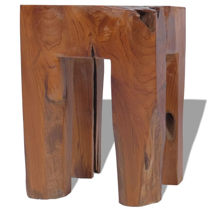 vidaXL Stool Solid Teak Wood