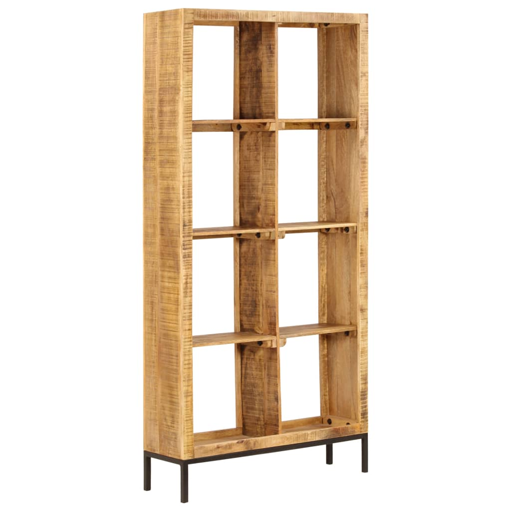 vidaXL Bookshelf 31.5"x9.8"x68.9" Solid Mango Wood