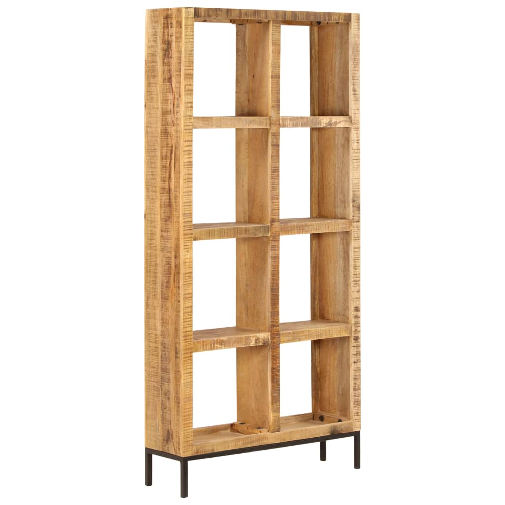 vidaXL Bookshelf 31.5"x9.8"x68.9" Solid Mango Wood