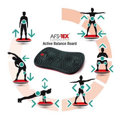 AFS-TEX® Active Anti-Microbial Exercise Wobble Balance Board