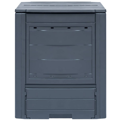 vidaXL Garden Composters 3 pcs Gray 23.6"x23.6"x28.7" 206.1 gal