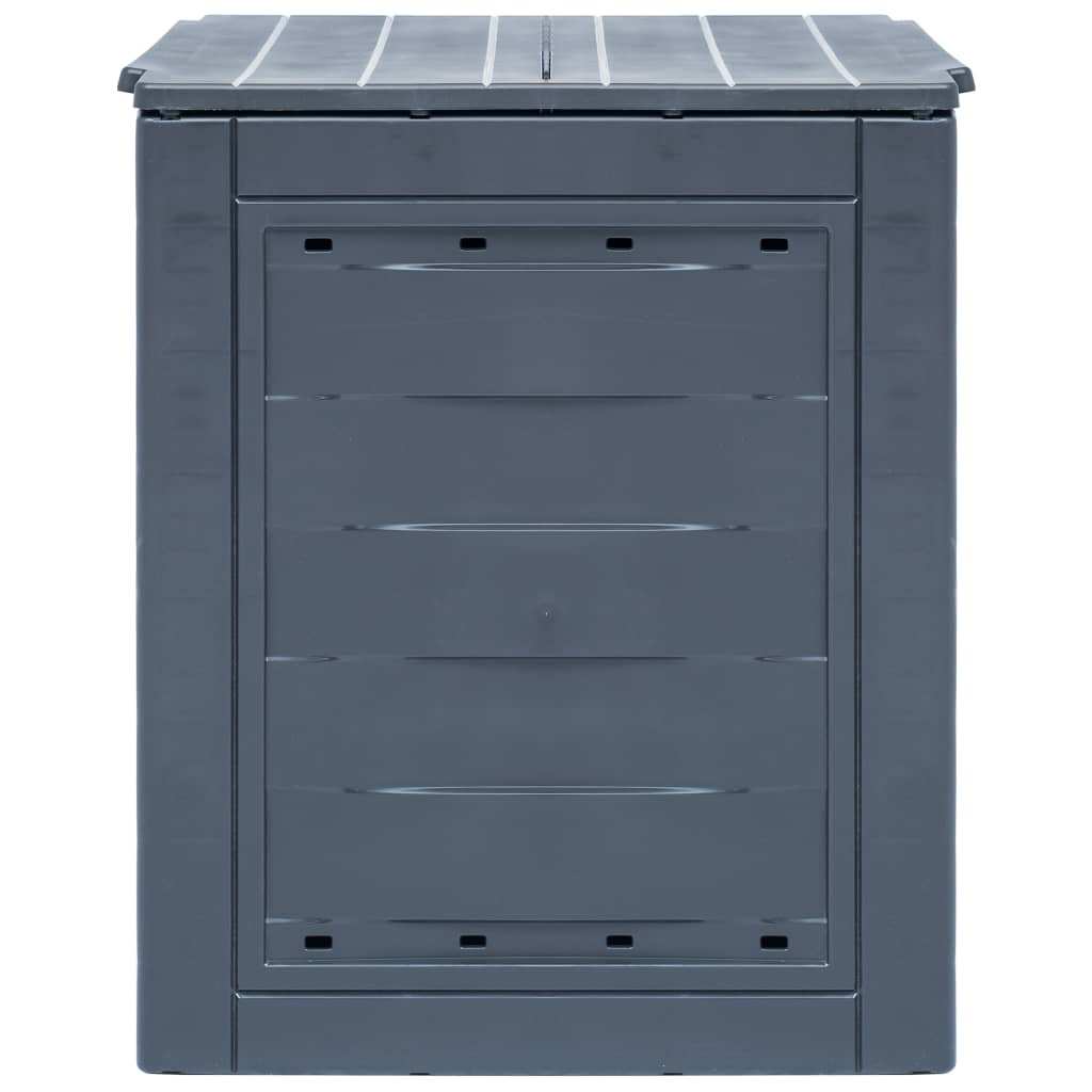 vidaXL Garden Composters 3 pcs Gray 23.6"x23.6"x28.7" 206.1 gal