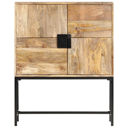 vidaXL Highboard 31.5"x11.8"x39.4" Solid Mango Wood