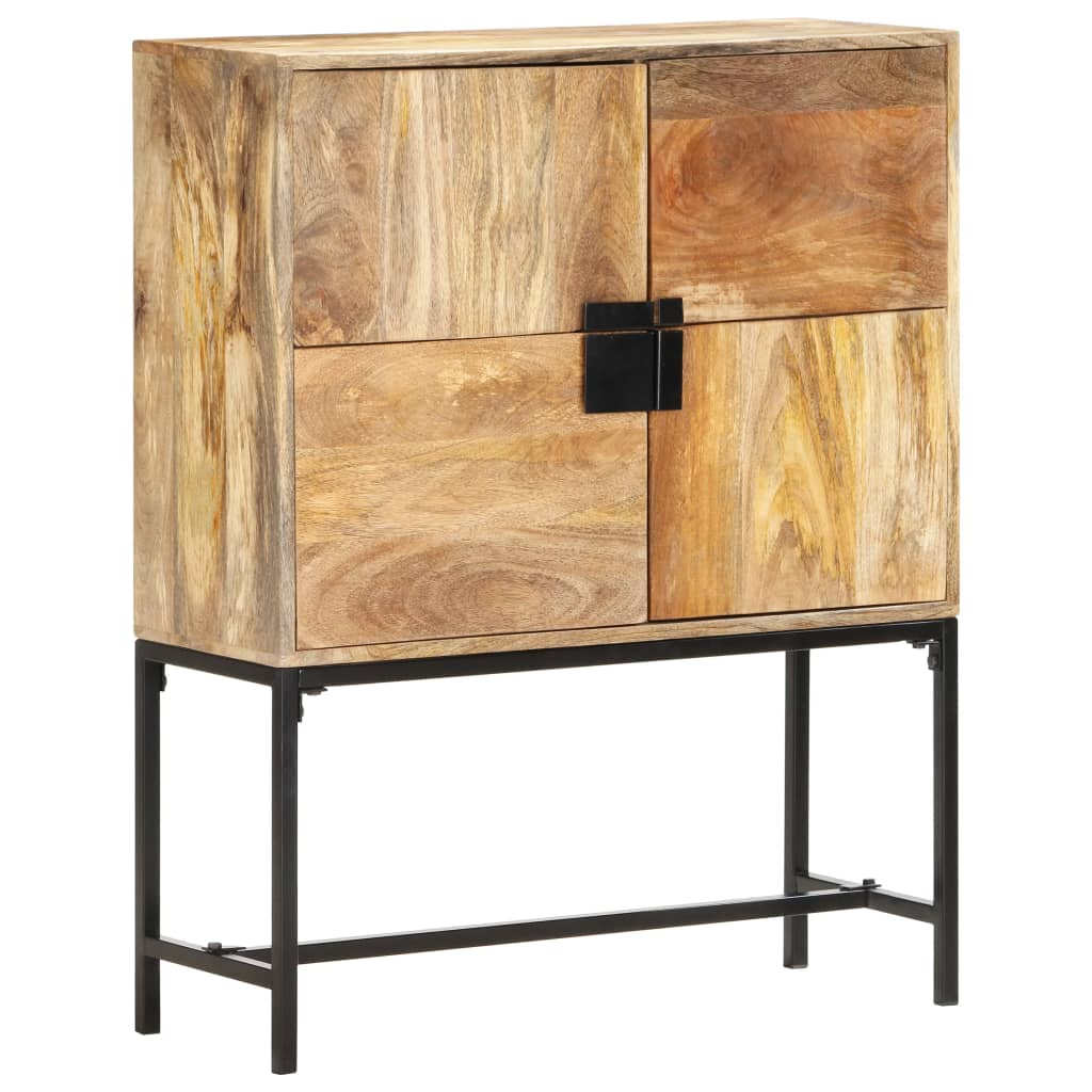 vidaXL Highboard 31.5"x11.8"x39.4" Solid Mango Wood