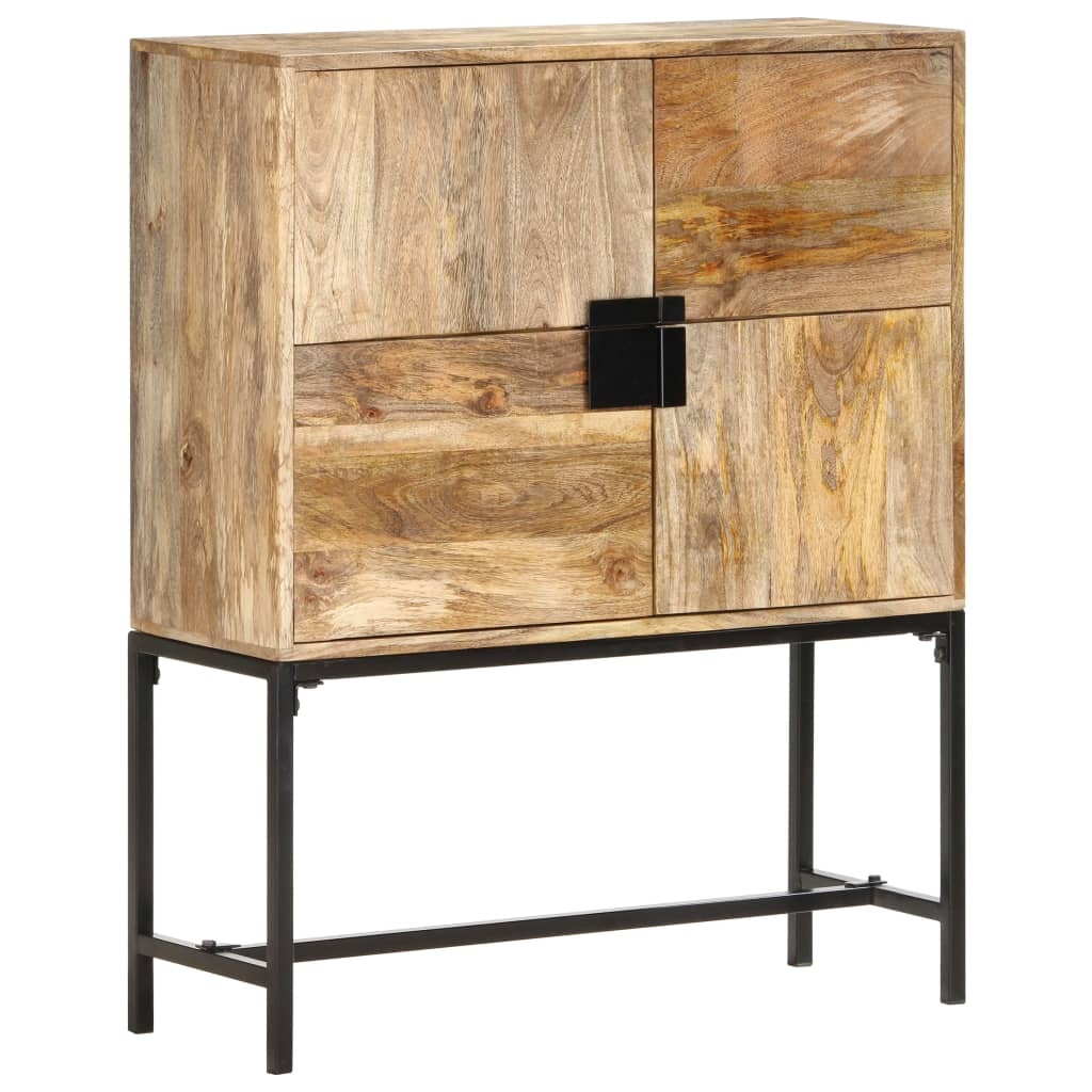 vidaXL Highboard 31.5"x11.8"x39.4" Solid Mango Wood