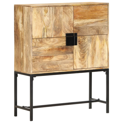 vidaXL Highboard 31.5"x11.8"x39.4" Solid Mango Wood