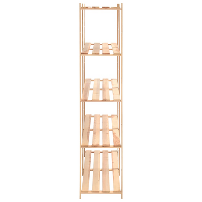 vidaXL 5-Tier Storage Rack 66.9"x15"x66.9" Solid Pinewood 1102.3 lb