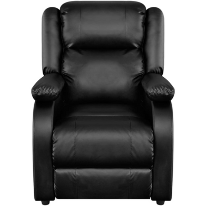 vidaXL Massage Recliner Black Faux Leather